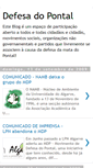 Mobile Screenshot of defesadopontal.blogspot.com