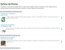 Tablet Screenshot of defesadopontal.blogspot.com