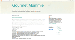 Desktop Screenshot of gourmetmommie.blogspot.com