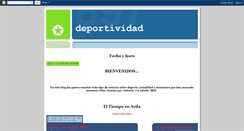 Desktop Screenshot of ladeportividad.blogspot.com