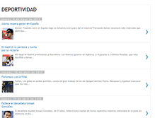 Tablet Screenshot of ladeportividad.blogspot.com