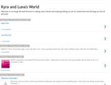 Tablet Screenshot of kyrasunandlight.blogspot.com