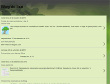 Tablet Screenshot of blogdolixo4.blogspot.com