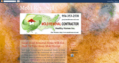 Desktop Screenshot of moldremoval12.blogspot.com