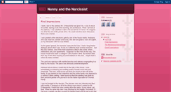 Desktop Screenshot of nannyandthenarcissist.blogspot.com