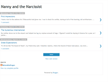Tablet Screenshot of nannyandthenarcissist.blogspot.com