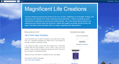 Desktop Screenshot of magnificentlifecreations.blogspot.com