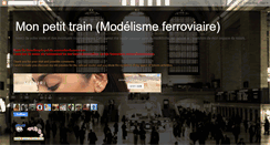 Desktop Screenshot of monpetit-train.blogspot.com