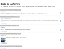 Tablet Screenshot of bastadelamentira.blogspot.com