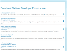 Tablet Screenshot of developer-facebook.blogspot.com