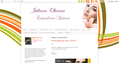 Desktop Screenshot of julianaoliveiranatura.blogspot.com