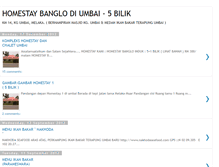 Tablet Screenshot of homestay-melaka-umbai.blogspot.com