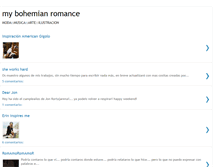 Tablet Screenshot of mybohemianromance.blogspot.com