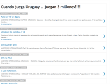 Tablet Screenshot of cuandojuegauruguay.blogspot.com