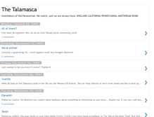 Tablet Screenshot of onlinetalamasca.blogspot.com