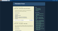 Desktop Screenshot of filmmakersforum.blogspot.com