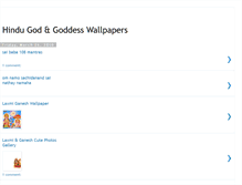 Tablet Screenshot of hindugodgoddesswallpapers.blogspot.com