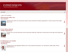 Tablet Screenshot of evinizidoseyin.blogspot.com