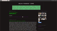 Desktop Screenshot of delhifoodies.blogspot.com