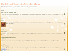Tablet Screenshot of magickalmamaslife.blogspot.com