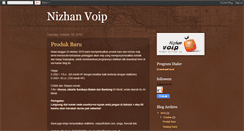 Desktop Screenshot of nizhanvoip.blogspot.com