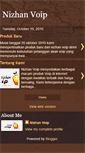 Mobile Screenshot of nizhanvoip.blogspot.com
