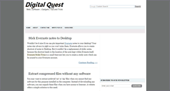 Desktop Screenshot of digital-quest.blogspot.com