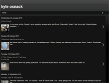 Tablet Screenshot of kyleosnack.blogspot.com