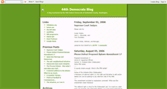 Desktop Screenshot of 44thdems.blogspot.com