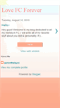 Mobile Screenshot of lovefcforever.blogspot.com