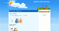 Desktop Screenshot of joykidcraftjourney.blogspot.com