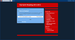 Desktop Screenshot of flatearthwrestling.blogspot.com