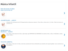 Tablet Screenshot of musicainfantilchile.blogspot.com