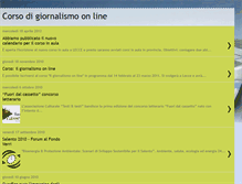 Tablet Screenshot of corso-giornalismo-online.blogspot.com