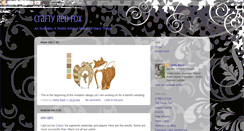 Desktop Screenshot of craftyredfox.blogspot.com