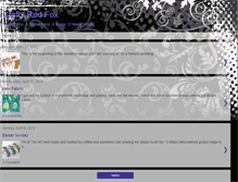 Tablet Screenshot of craftyredfox.blogspot.com