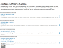 Tablet Screenshot of mortgagesontario.blogspot.com