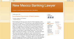 Desktop Screenshot of newmexicobankbusinesslaw.blogspot.com