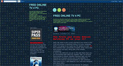 Desktop Screenshot of freeonlinetv4pc.blogspot.com