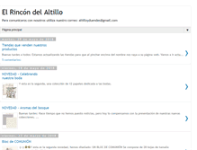 Tablet Screenshot of elrincondelaltillo.blogspot.com