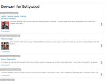 Tablet Screenshot of deewani-for-bollywood.blogspot.com