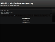 Tablet Screenshot of ntg2011league.blogspot.com