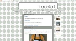 Desktop Screenshot of i-create-it.blogspot.com