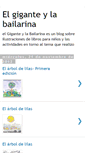 Mobile Screenshot of elgiganteylabailarinailustracion.blogspot.com