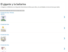 Tablet Screenshot of elgiganteylabailarinailustracion.blogspot.com