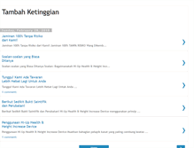 Tablet Screenshot of mytambahketinggian.blogspot.com