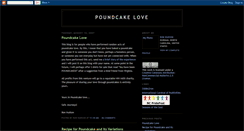 Desktop Screenshot of poundcakelove.blogspot.com