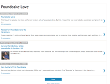 Tablet Screenshot of poundcakelove.blogspot.com