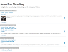 Tablet Screenshot of mamabearmann.blogspot.com