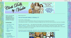 Desktop Screenshot of clothdollsbyvada.blogspot.com